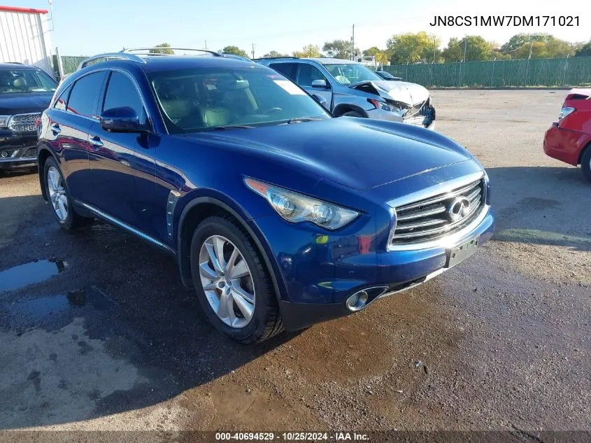 2013 Infiniti Fx37 VIN: JN8CS1MW7DM171021 Lot: 40694529