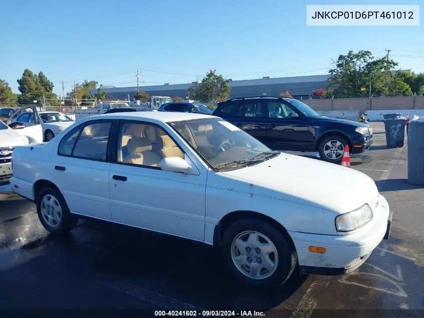 1993 Infiniti G20 VIN: JNKCP01D6PT461012 Lot: 40241602