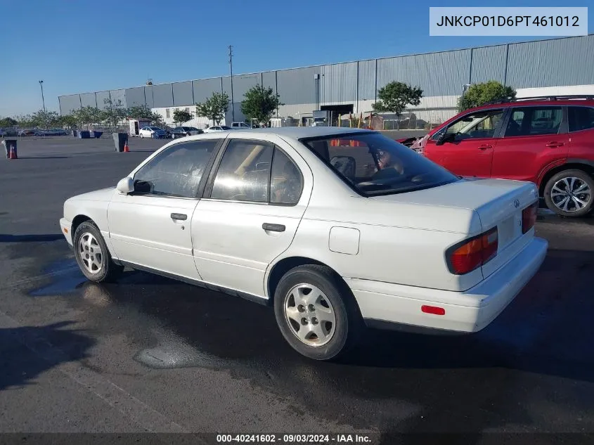 1993 Infiniti G20 VIN: JNKCP01D6PT461012 Lot: 40241602