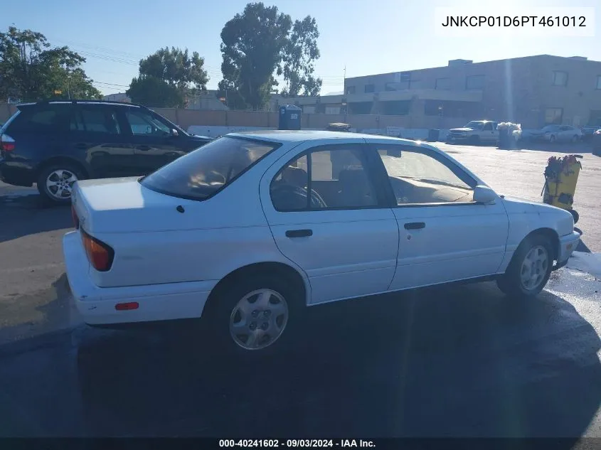 1993 Infiniti G20 VIN: JNKCP01D6PT461012 Lot: 40241602