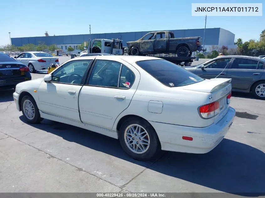 1999 Infiniti G20 Standard/Touring VIN: JNKCP11A4XT011712 Lot: 40229425