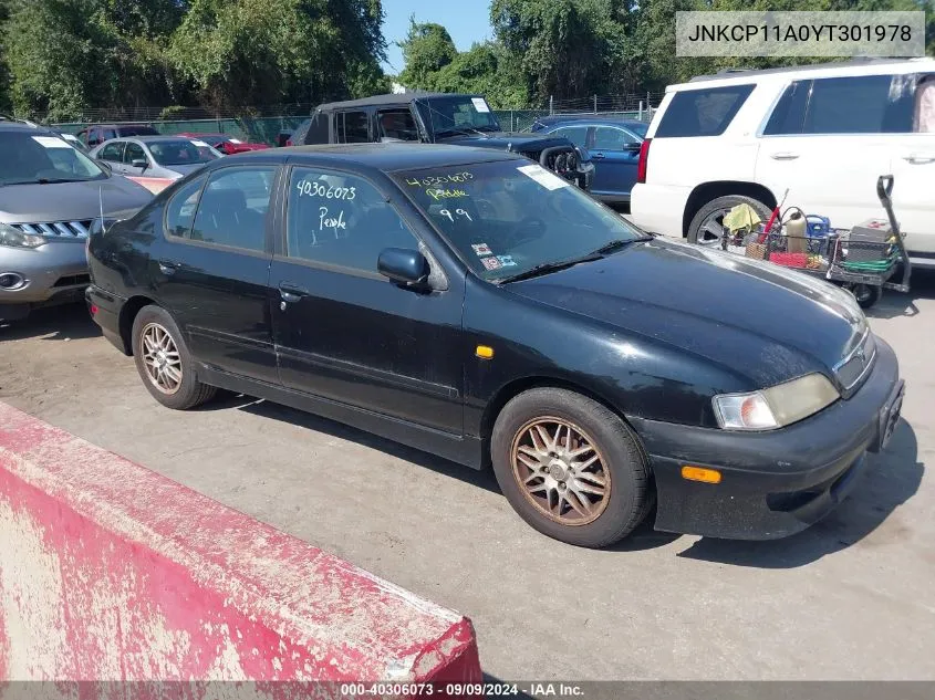 2000 Infiniti G20 Luxury/Touring VIN: JNKCP11A0YT301978 Lot: 40306073