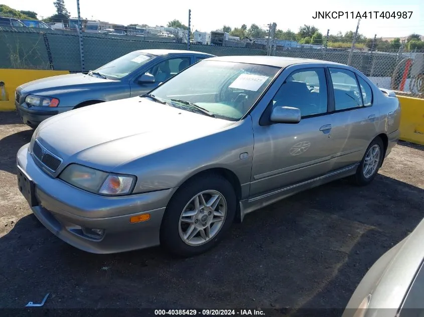 2001 Infiniti G20 Touring VIN: JNKCP11A41T404987 Lot: 40385429