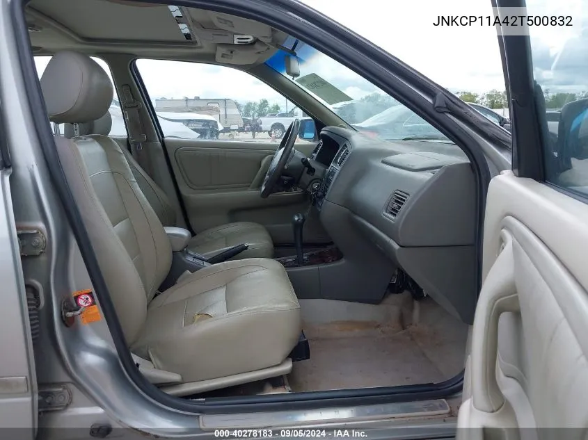 JNKCP11A42T500832 2002 Infiniti G20 Luxury