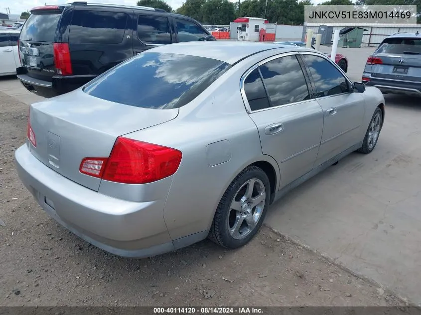 2003 Infiniti G35 Luxury Leather VIN: JNKCV51E83M014469 Lot: 40114120