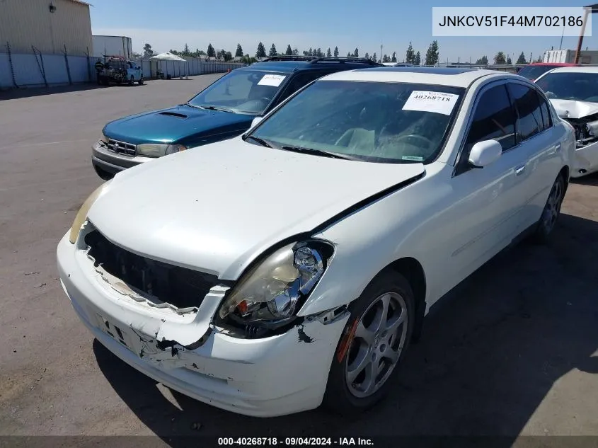 JNKCV51F44M702186 2004 Infiniti G35X