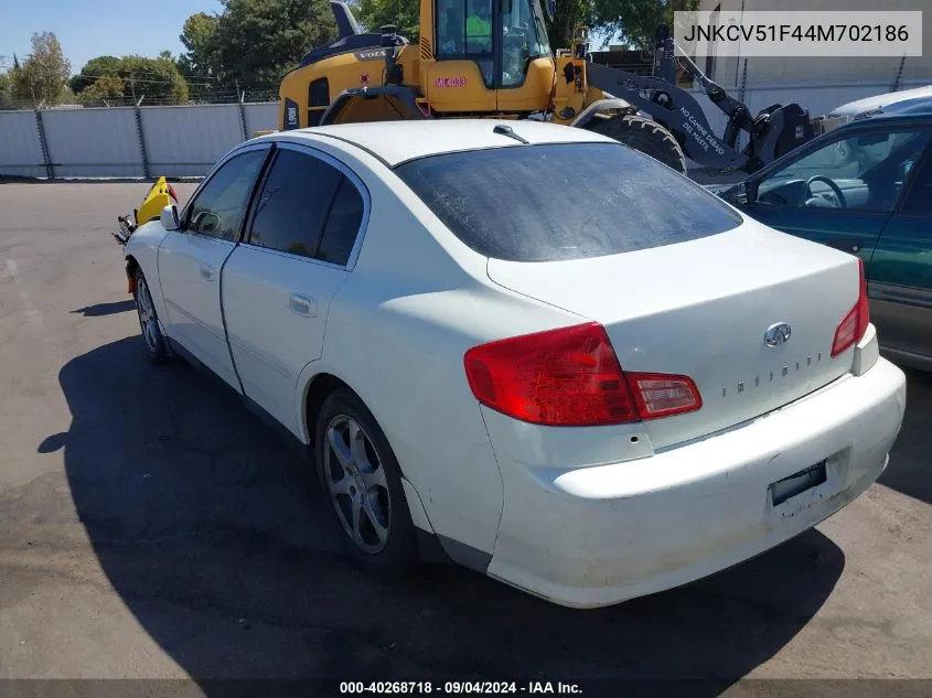 JNKCV51F44M702186 2004 Infiniti G35X