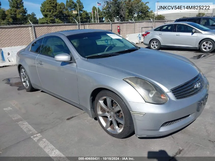 2004 Infiniti G35 VIN: JNKCV54E14M825222 Lot: 40655431