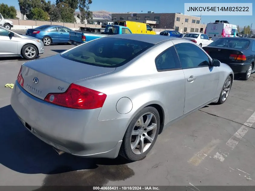 2004 Infiniti G35 VIN: JNKCV54E14M825222 Lot: 40655431