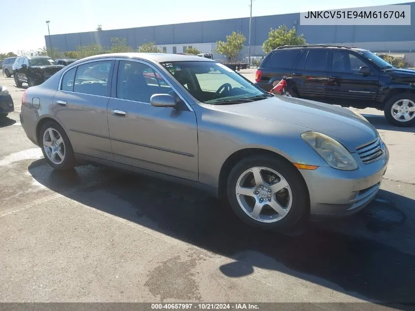 JNKCV51E94M616704 2004 Infiniti G35