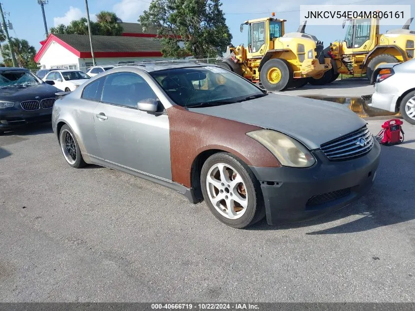 2004 Infiniti G35 VIN: JNKCV54E04M806161 Lot: 40666719