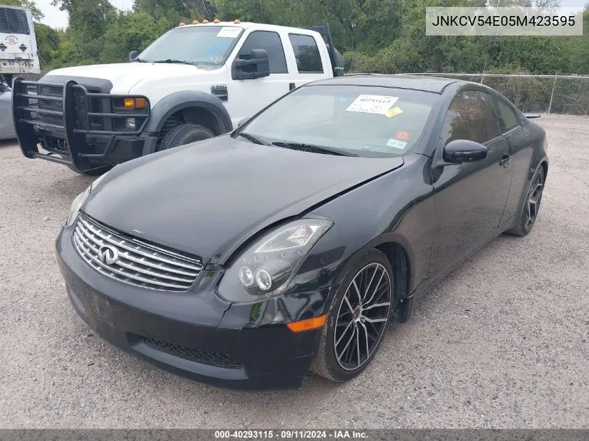 2005 Infiniti G35 VIN: JNKCV54E05M423595 Lot: 40293115