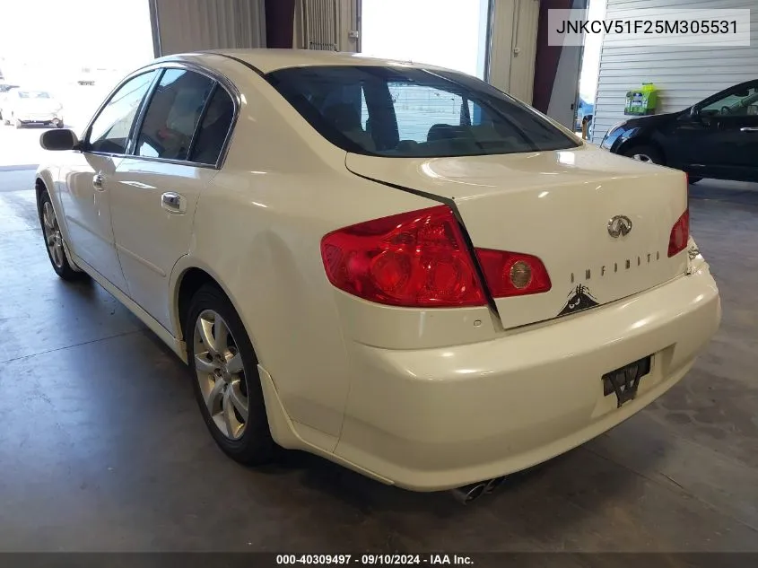 JNKCV51F25M305531 2005 Infiniti G35