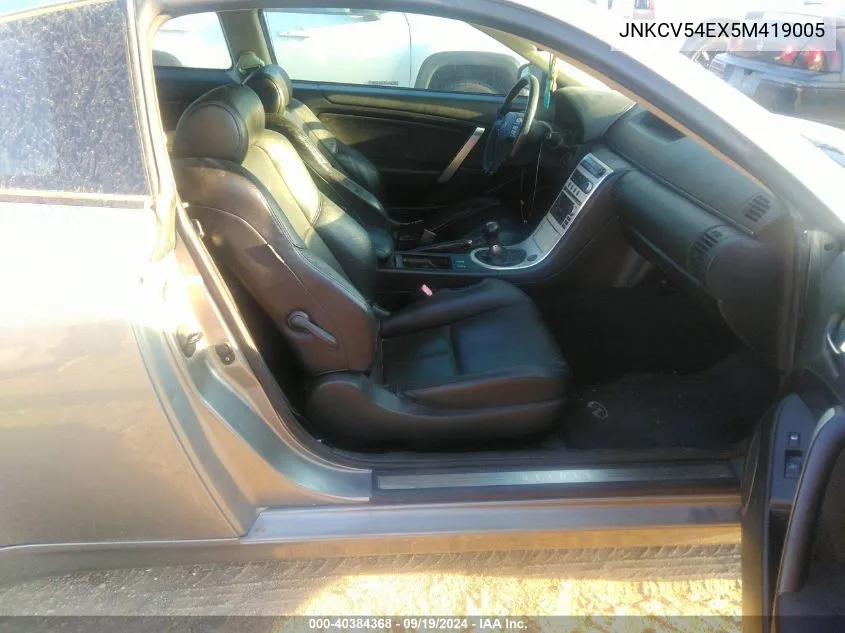 JNKCV54EX5M419005 2005 Infiniti G35