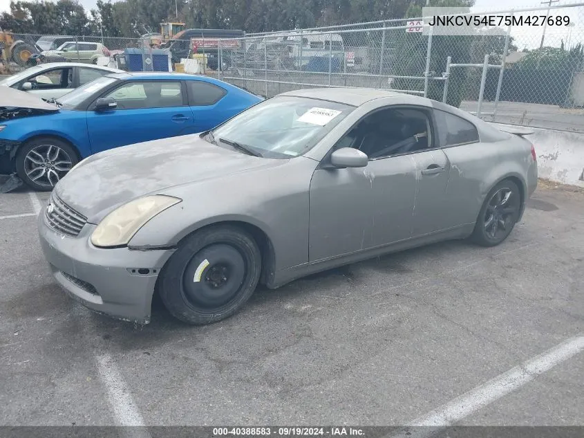 JNKCV54E75M427689 2005 Infiniti G35