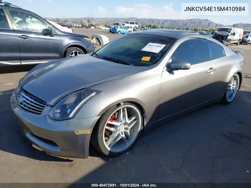 JNKCV54E15M410984 2005 Infiniti G35