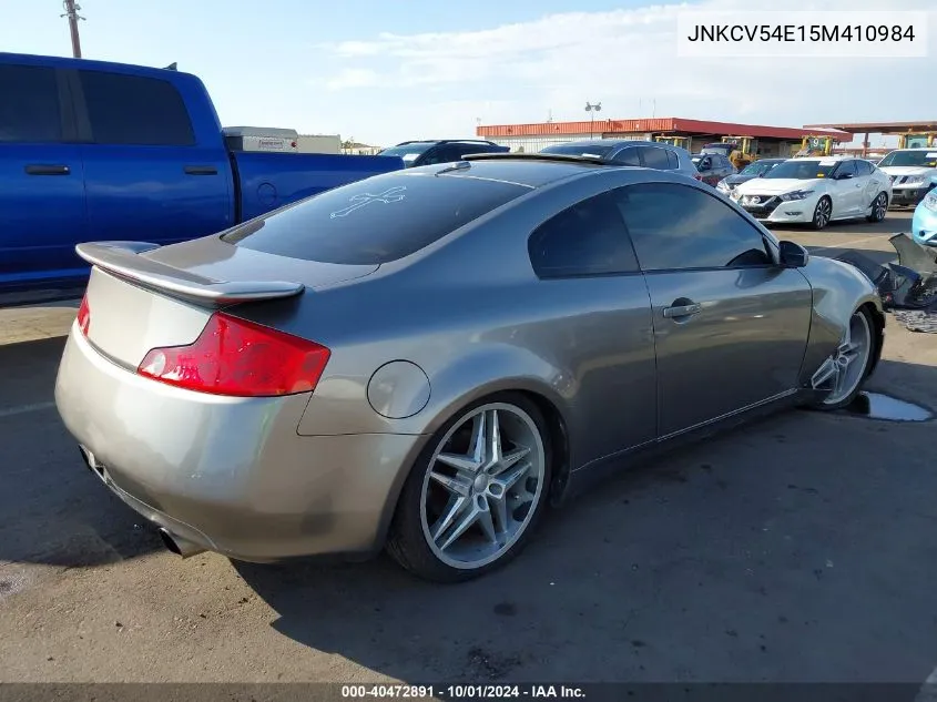 JNKCV54E15M410984 2005 Infiniti G35