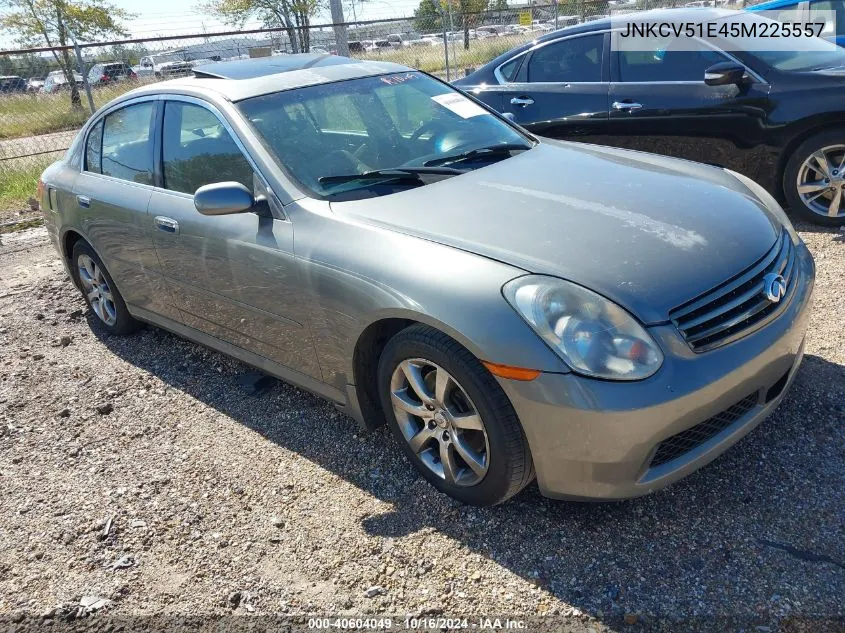 JNKCV51E45M225557 2005 Infiniti G35