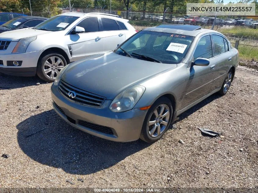 JNKCV51E45M225557 2005 Infiniti G35