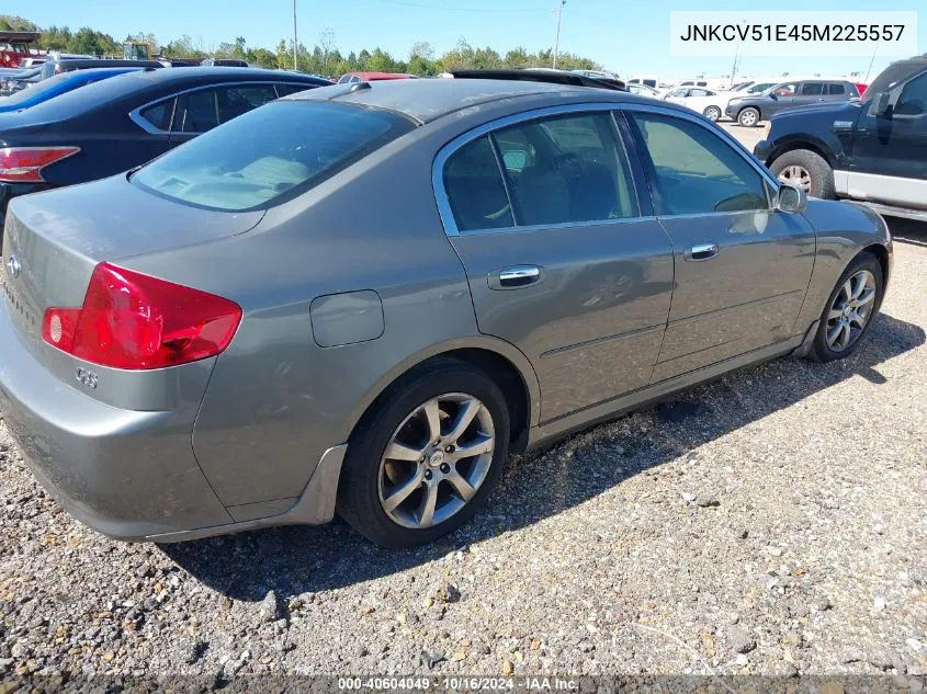 JNKCV51E45M225557 2005 Infiniti G35