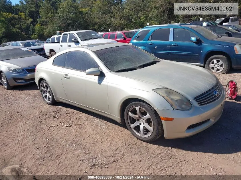 2005 Infiniti G35 VIN: JNKCV54E35M400621 Lot: 40628839