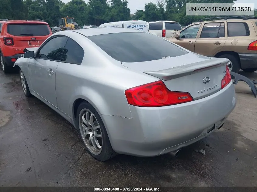 2006 Infiniti G35 VIN: JNKCV54E96M713528 Lot: 39945408