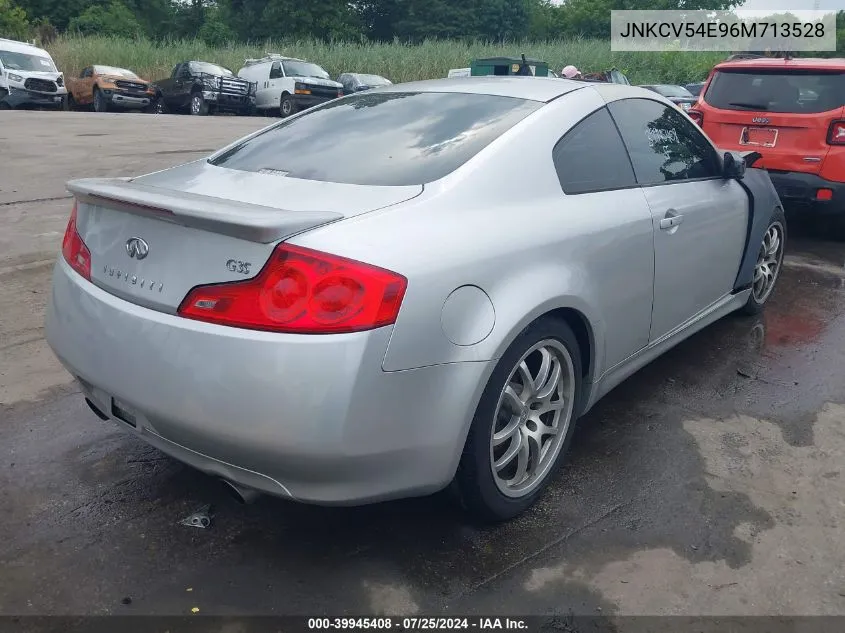 2006 Infiniti G35 VIN: JNKCV54E96M713528 Lot: 39945408