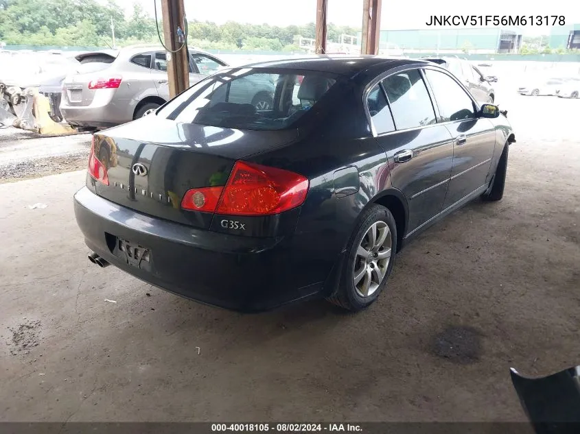 JNKCV51F56M613178 2006 Infiniti G35X