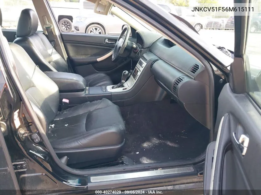 JNKCV51F56M615111 2006 Infiniti G35X