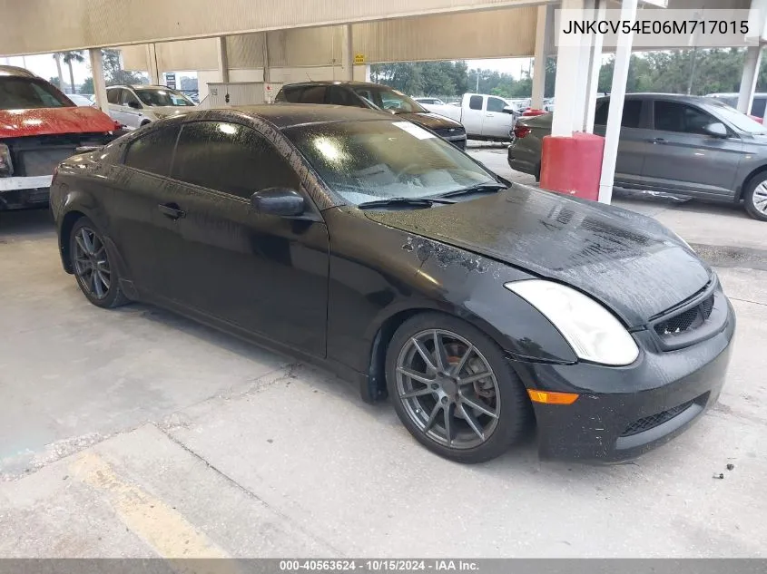 JNKCV54E06M717015 2006 Infiniti G35