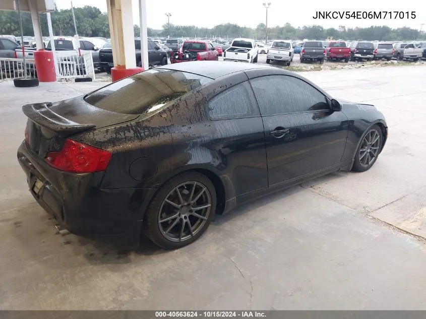 JNKCV54E06M717015 2006 Infiniti G35