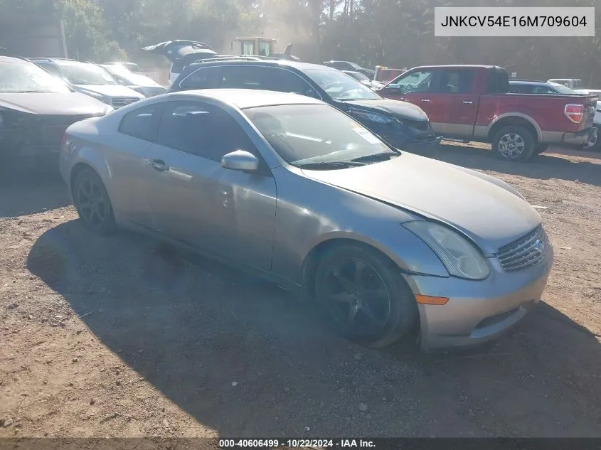 2006 Infiniti G35 VIN: JNKCV54E16M709604 Lot: 40606499