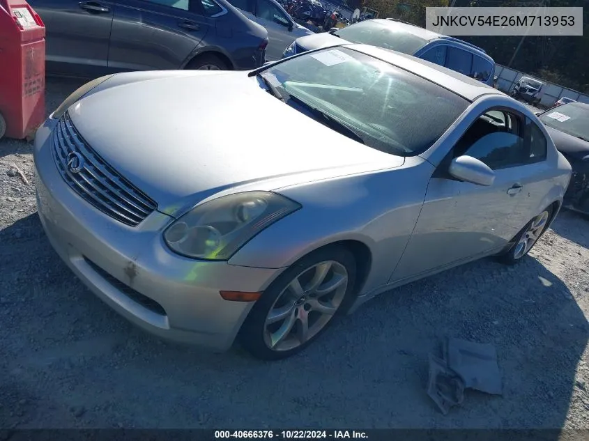 JNKCV54E26M713953 2006 Infiniti G35