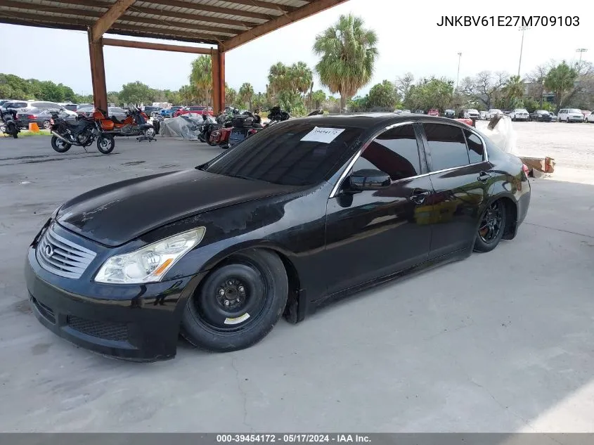 2007 Infiniti G35 Sport VIN: JNKBV61E27M709103 Lot: 39454172