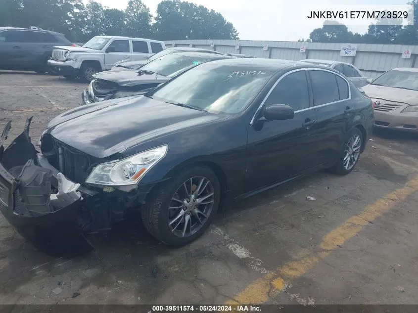 2007 Infiniti G35 Sport VIN: JNKBV61E77M723529 Lot: 39511574