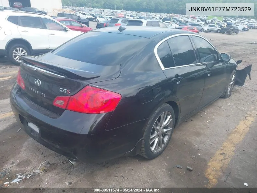 JNKBV61E77M723529 2007 Infiniti G35 Sport