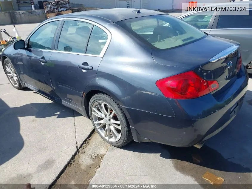 2007 Infiniti G35 Sport VIN: JNKBV61E47M703724 Lot: 40129664