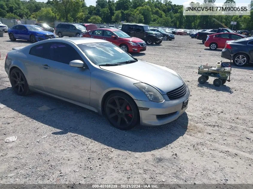 2007 Infiniti G35 VIN: JNKCV54E77M900655 Lot: 40168239