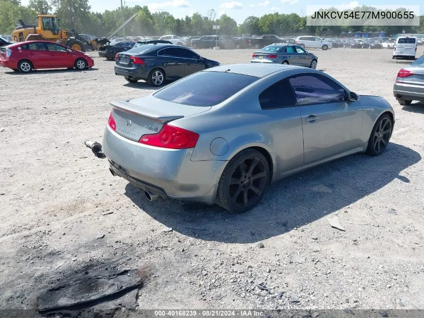 2007 Infiniti G35 VIN: JNKCV54E77M900655 Lot: 40168239