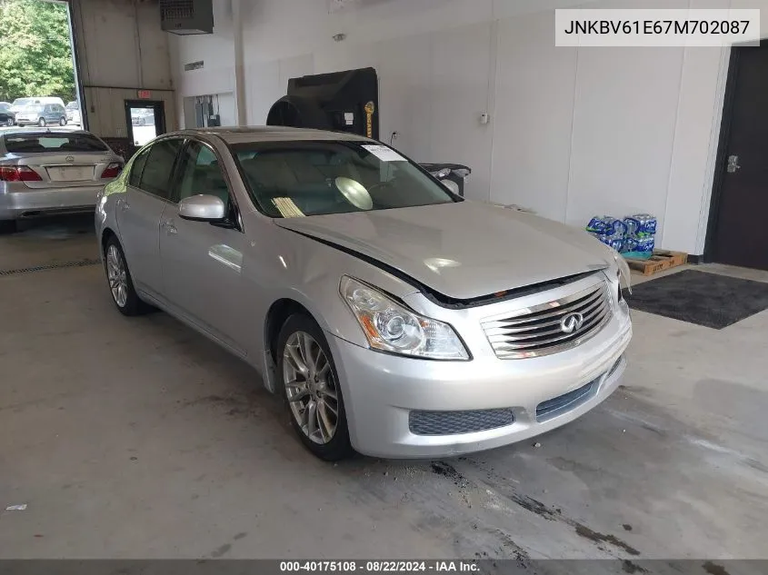 JNKBV61E67M702087 2007 Infiniti G35 Journey