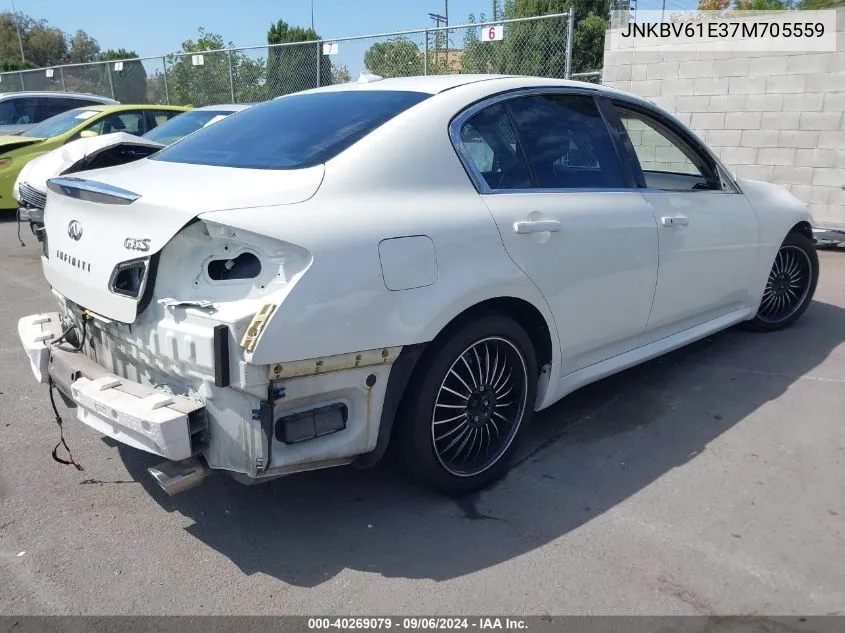 JNKBV61E37M705559 2007 Infiniti G35 Sport