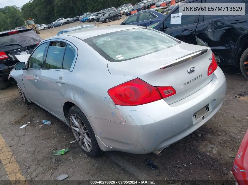 2007 Infiniti G35 VIN: JNKBV61E57M713629 Lot: 40276026