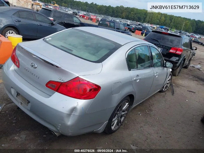 2007 Infiniti G35 VIN: JNKBV61E57M713629 Lot: 40276026