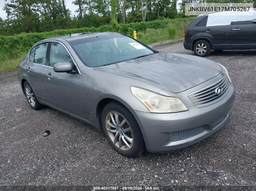 2007 Infiniti G35 Journey VIN: JNKBV61E17M705267 Lot: 40317957