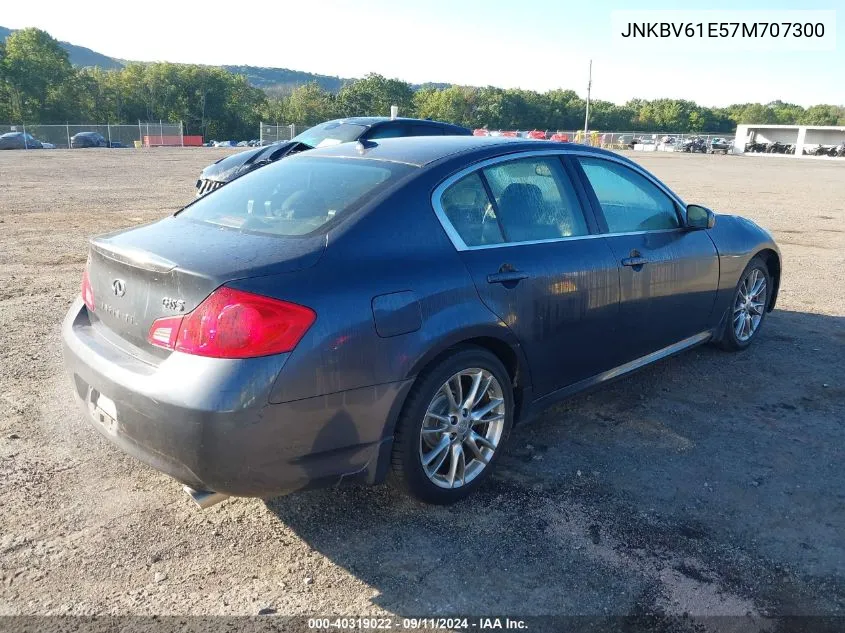 JNKBV61E57M707300 2007 Infiniti G35 Sport