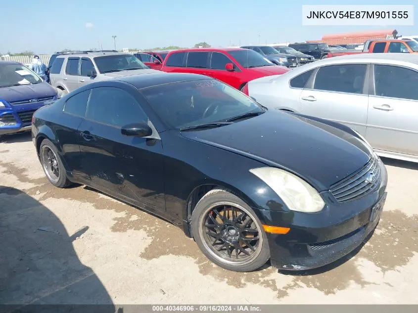 2007 Infiniti G35 VIN: JNKCV54E87M901555 Lot: 40346906