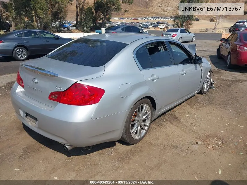 2007 Infiniti G35 Journey VIN: JNKBV61E67M713767 Lot: 40349284