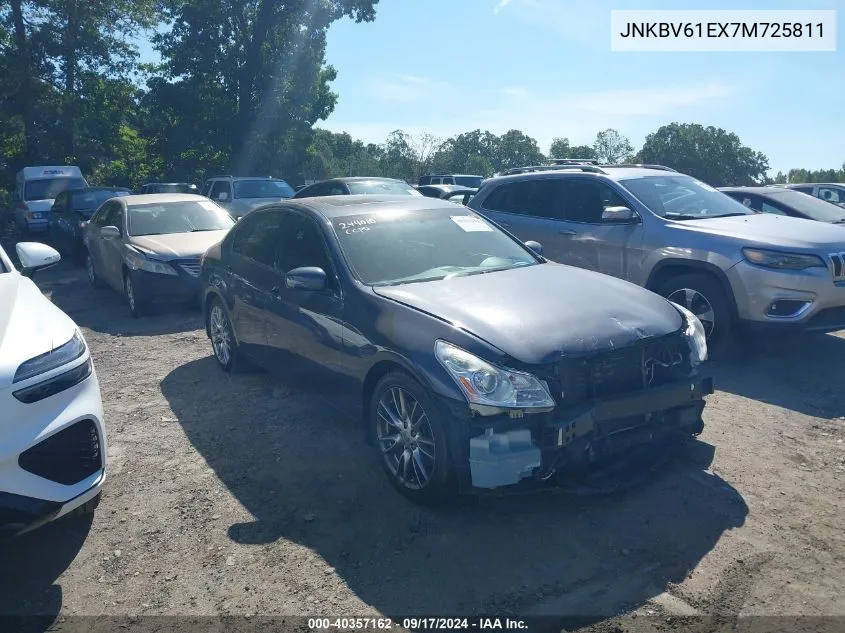 2007 Infiniti G35 Journey VIN: JNKBV61EX7M725811 Lot: 40357162