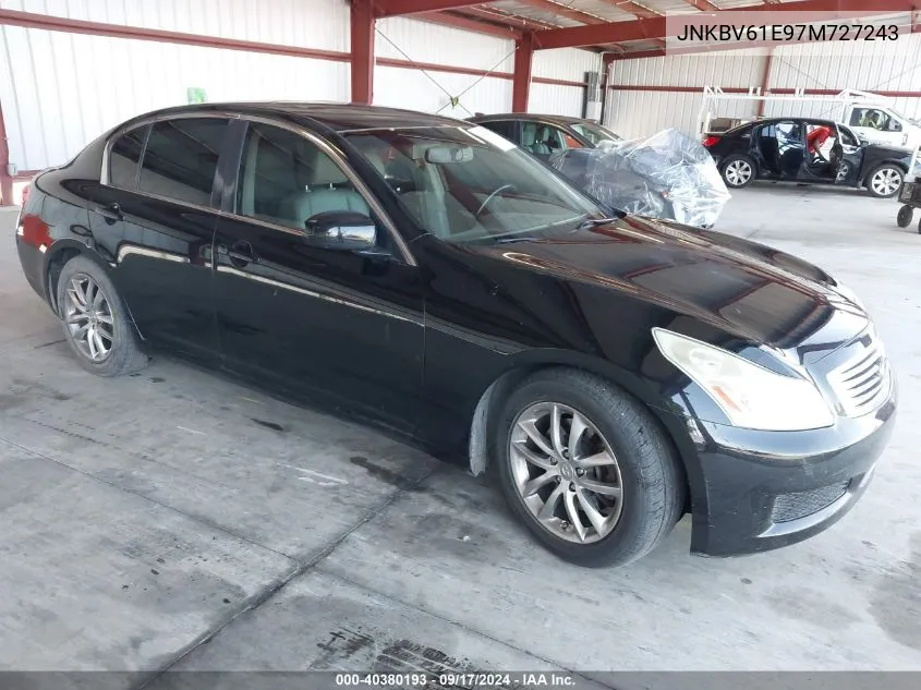 JNKBV61E97M727243 2007 Infiniti G35 Journey