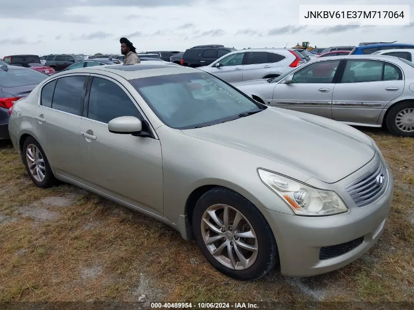 2007 Infiniti G35 VIN: JNKBV61E37M717064 Lot: 40489954